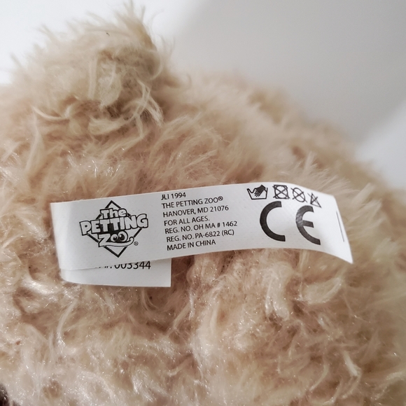 COPY - THE PETTING ZOO 8 inch Plush Teddy Bear - Picture 5 of 7